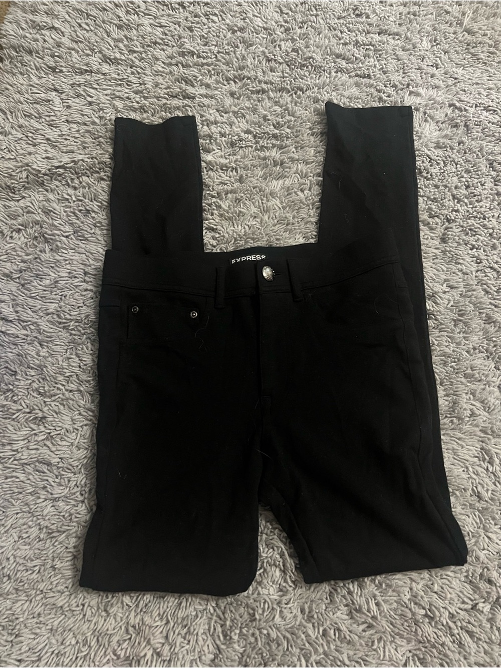 Express Black Women's Leggings — High-Rise